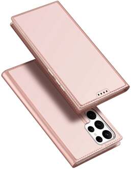 Dux Ducis Samsung Galaxy S23 Ultra - Slim bookcase hoesje - Rose Goud