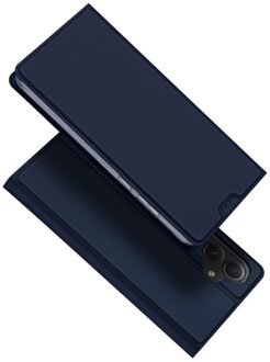 Dux Ducis Samsung Galaxy S24 Plus - Slim bookcase hoesje - Donkerblauw