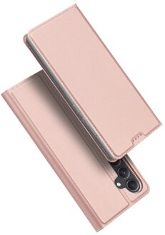 Dux Ducis Samsung Galaxy S24 Plus - Slim bookcase hoesje - Rose Goud