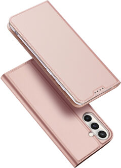 Dux Ducis Samsung Galaxy S25 FE - Slim bookcase hoesje - Rose Goud