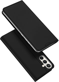 Dux Ducis Samsung Galaxy S25 FE - Slim bookcase hoesje - Zwart