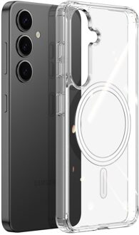 Dux Ducis Samsung Galaxy S25 hoesje - Magsafe backcover - Bayer Transparant