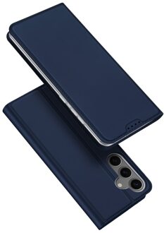 Dux Ducis Samsung Galaxy S25 - Slim bookcase hoesje - Blauw