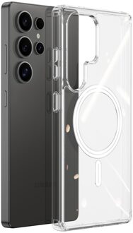 Dux Ducis Samsung Galaxy S25 Ultra hoesje - Magsafe backcover - Bayer Transparant