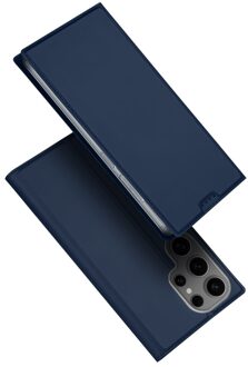 Dux Ducis Samsung Galaxy S25 Ultra - Slim bookcase hoesje - Blauw