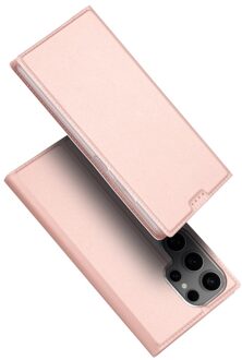 Dux Ducis Samsung Galaxy S25 Ultra - Slim bookcase hoesje - Lichtroze