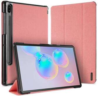 Dux Ducis Samsung Galaxy Tab S6 Hoes Rose Tri-Fold