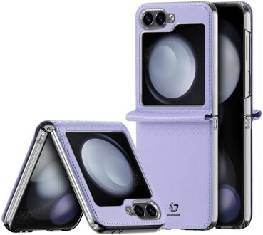 Dux Ducis Samsung Galaxy Z Flip 7 FE/ Z Flip6 Leren hoes - backcover - Paars