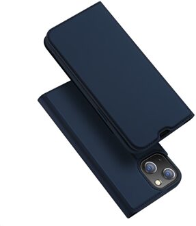 Dux Ducis Slim bookcase hoes - iPhone 13 Mini - Blauw