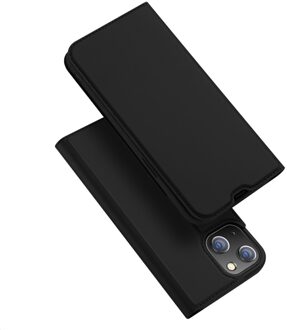 Dux Ducis Slim bookcase hoes - iPhone 13 Mini - Zwart