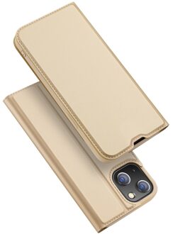 Dux Ducis Slim bookcase hoes - iPhone 14 - Goud