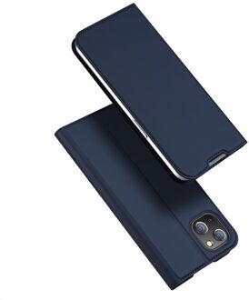 Dux Ducis Slim bookcase hoes - iPhone 14 Plus - Blauw