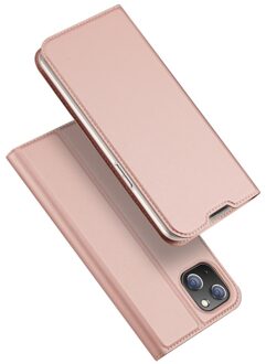 Dux Ducis Slim bookcase hoes - iPhone 14 Plus - Roze