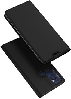 Dux Ducis Slim bookcase hoes - Motorola Moto G60S - Zwart
