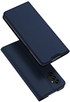 Dux Ducis Slim bookcase hoes - Samsung Galaxy A13 4G - Blauw