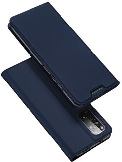 Dux Ducis Slim bookcase hoes - Xiaomi Redmi Note 11 - Blauw