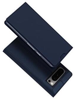 Dux Ducis Slim Softcase Bookcase voor de Google Pixel 8 Pro - Donkerblauw