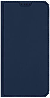 Dux Ducis Slim Softcase Bookcase voor de Honor 200 - Donkerblauw