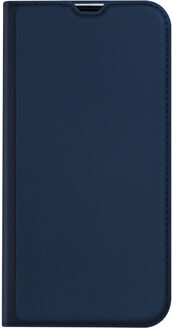 Dux Ducis Slim Softcase Bookcase voor de iPhone 14 Pro - Donkerblauw