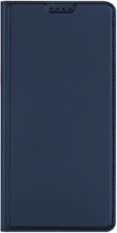 Dux Ducis Slim Softcase Bookcase voor de Motorola Moto E22 - Donkerblauw