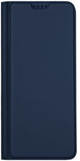 Dux Ducis Slim Softcase Bookcase voor de Motorola Moto G32 - Donkerblauw