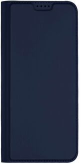 Dux Ducis Slim Softcase Bookcase voor de Motorola ThinkPhone - Donkerblauw