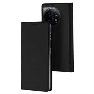 Dux Ducis Slim Softcase Bookcase voor de OnePlus 11 - Zwart