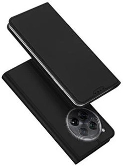 Dux Ducis Slim Softcase Bookcase voor de OnePlus 12 - Zwart