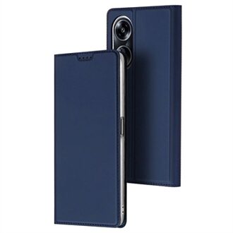 Dux Ducis Slim Softcase Bookcase voor de Oppo A98 - Donkerblauw