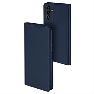 Dux Ducis Slim Softcase Bookcase voor de Samsung Galaxy A14 (5G/4G) - Donkerblauw