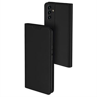Dux Ducis Slim Softcase Bookcase voor de Samsung Galaxy A14 (5G/4G) - Zwart