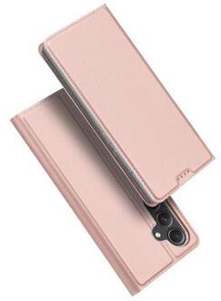 Dux Ducis Slim Softcase Bookcase voor de Samsung Galaxy A55 - Rosé Goud
