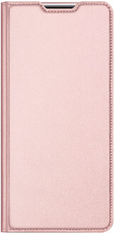 Dux Ducis Slim Softcase Bookcase voor de Xiaomi 12 / 12X - Rose goud Rosé goud