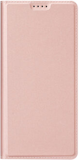 Dux Ducis Slim Softcase Bookcase voor de Xiaomi Redmi Note 14 (4G) - Rosé Goud