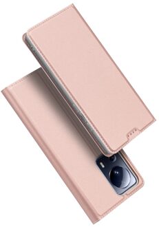 Dux Ducis Xiaomi 13 Lite - Slim bookcase hoesje - Rose Goud