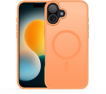 Dux Ducis Yind iPhone 17 hoesje - slanke backcover met MagSafe ondersteuning - Oranje