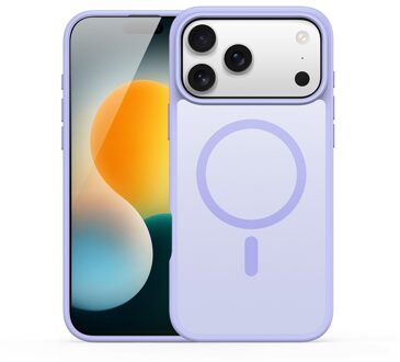 Dux Ducis Yind iPhone 17 Pro hoesje - slanke backcover met MagSafe ondersteuning - Lila Blauw, Paars
