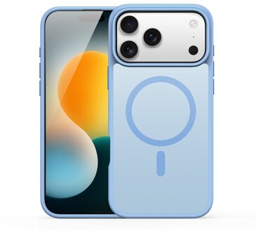 Dux Ducis Yind iPhone 17 Pro Max hoesje - slanke backcover met MagSafe ondersteuning - Lichtblauw