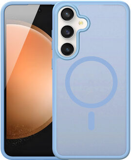 Dux Ducis Yind Samsung Galaxy S25 FE hoesje - slanke backcover met MagSafe ondersteuning - Lichtblauw
