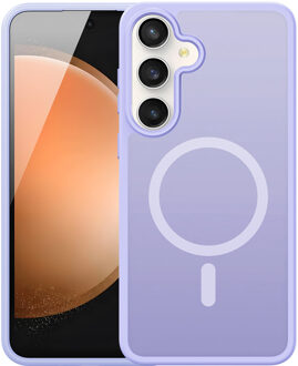 Dux Ducis Yind Samsung Galaxy S25 FE hoesje - slanke backcover met MagSafe ondersteuning - Lila Paars