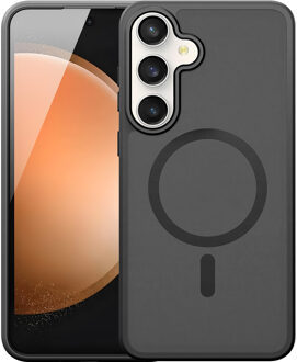 Dux Ducis Yind Samsung Galaxy S25 FE hoesje - slanke backcover met MagSafe ondersteuning - Zwart