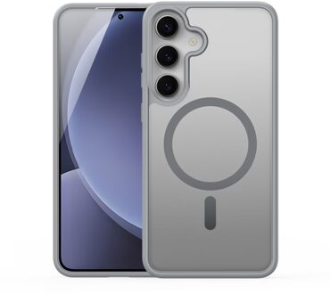 Dux Ducis Yind Samsung Galaxy S25 hoesje - slanke backcover met MagSafe ondersteuning - Grijs