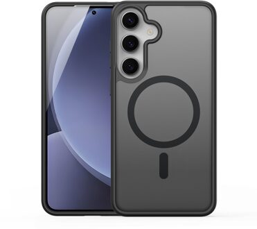 Dux Ducis Yind Samsung Galaxy S25 hoesje - slanke backcover met MagSafe ondersteuning - Zwart