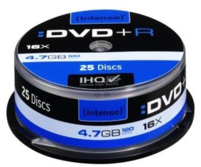 Dvd + R Intenso 4111154 16X4.7 Gb 25 Stuks
