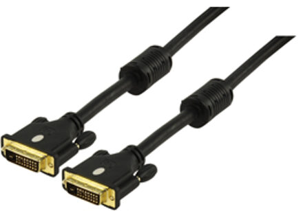 DVI-D Dual link monitor aansluitkabel verguld [diverse lengtes]