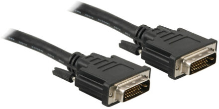 DVI-D Dual Link monitor kabel - verguld / zwart - 10 meter