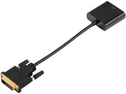 DVI-D Naar Vga Actieve Adapter Converter Kabel Full Hd 1080P 24 + 1 Pin Male Naar 15Pin Vrouwelijke Monitor kabel Voor Pc Videokaart