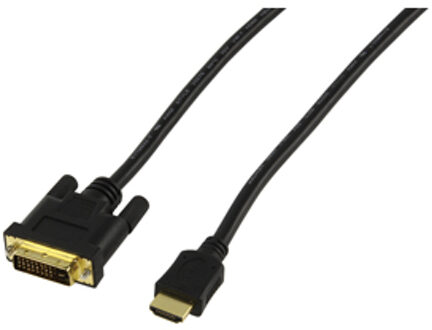 DVI - HDMI Beeldscherm Kabel - zwart - 10 meter