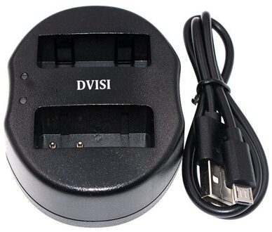 DVISI DMW-BLG10 DMW BLG10 DMWBLG10 Dual USB Oplader voor Panasonic BLG10E BLG10GK BLG10 DMC-GF6 DMC-GX7 GF6 GX7