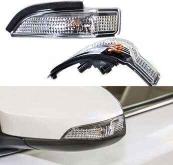 Dwcx 2Pcs Auto Stabiele 2Pin Zijspiegel Indicator Richtingaanwijzer Lamp 81730-02140 Voor Toyota Camry Avalon corolla RAV4 Prius C